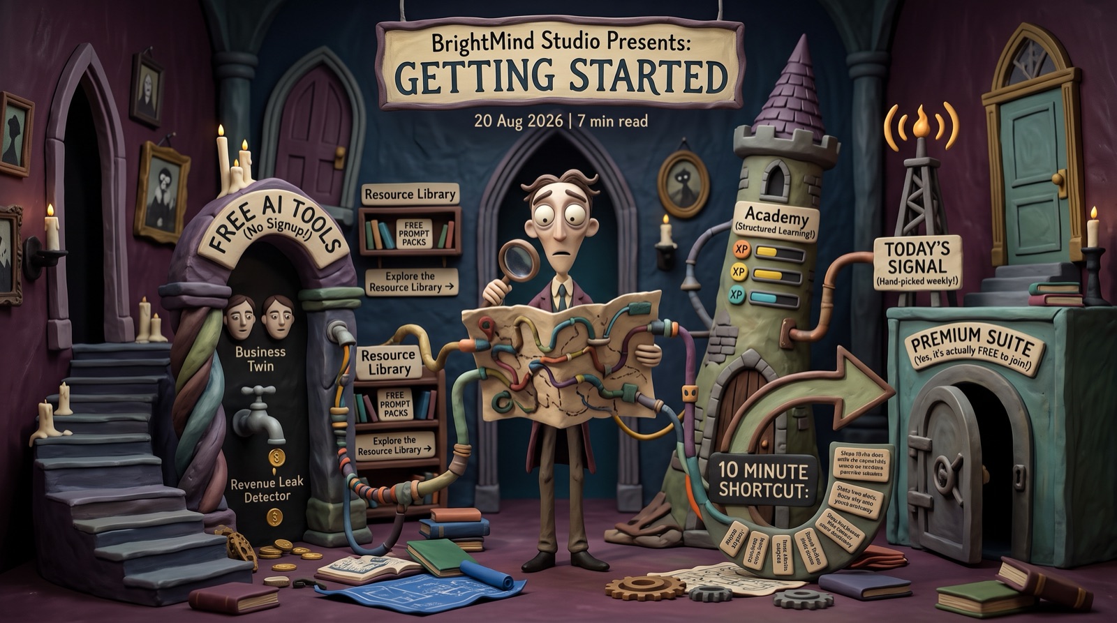 Inside BrightMind Studio: Every Free Tool, Resource and Course, In One Place
