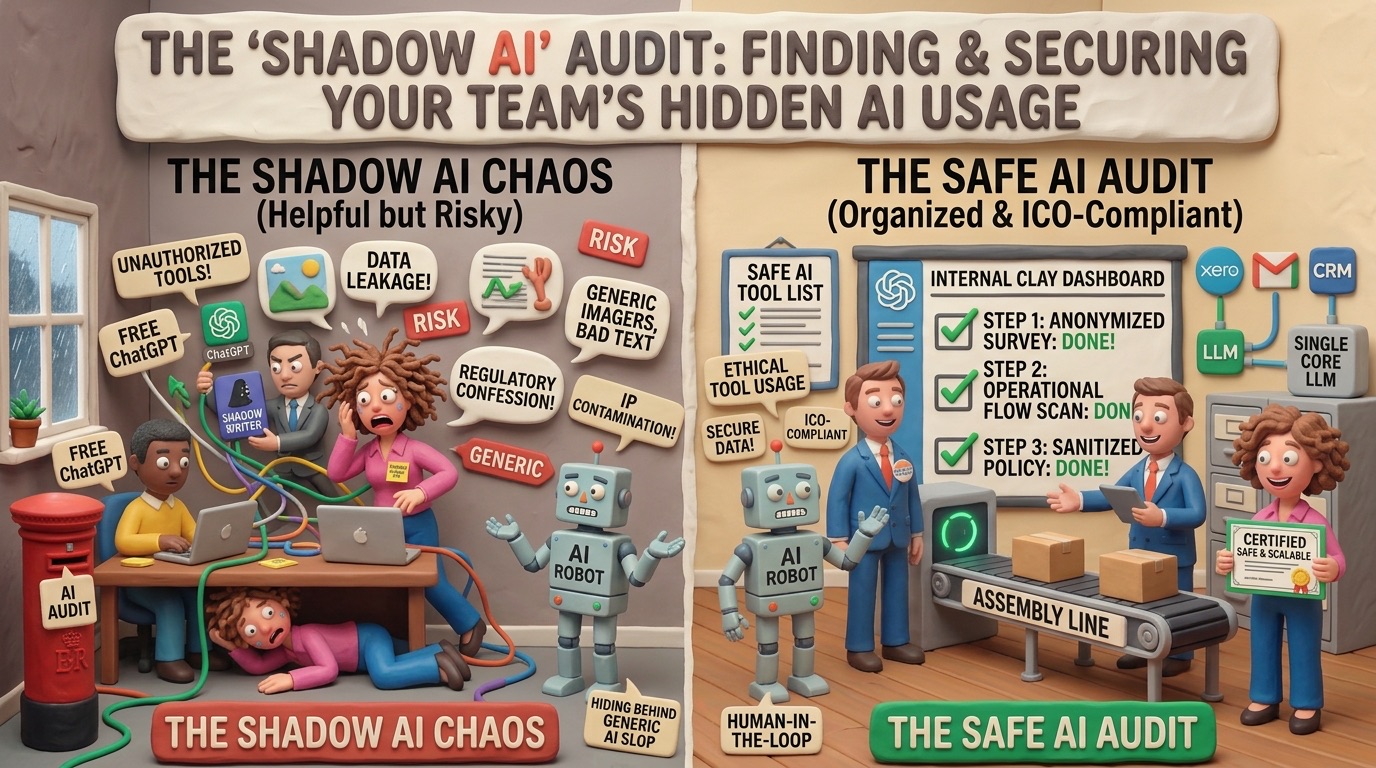 The Shadow AI Audit: How to Find Out What Your Team Is Actually Using (And Make It Safe)